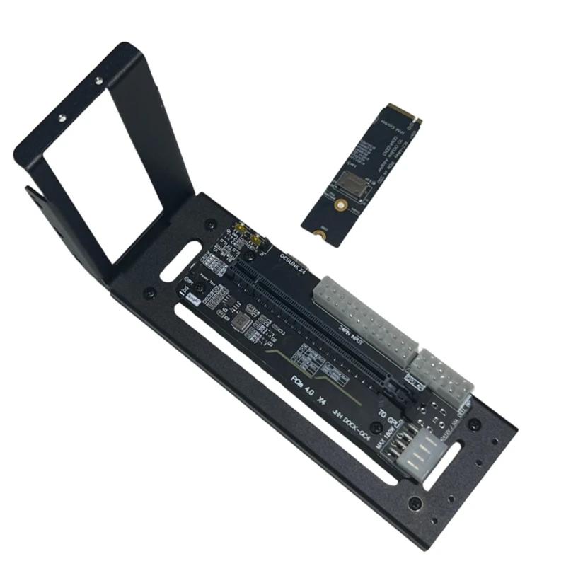 Y1UB Ʈ eGPU ̽ Oculink M.2 NVMe ܺ ׷ ī GPU ũ PCIE Gen4 Ʈ Ȯ ī GPU ũ